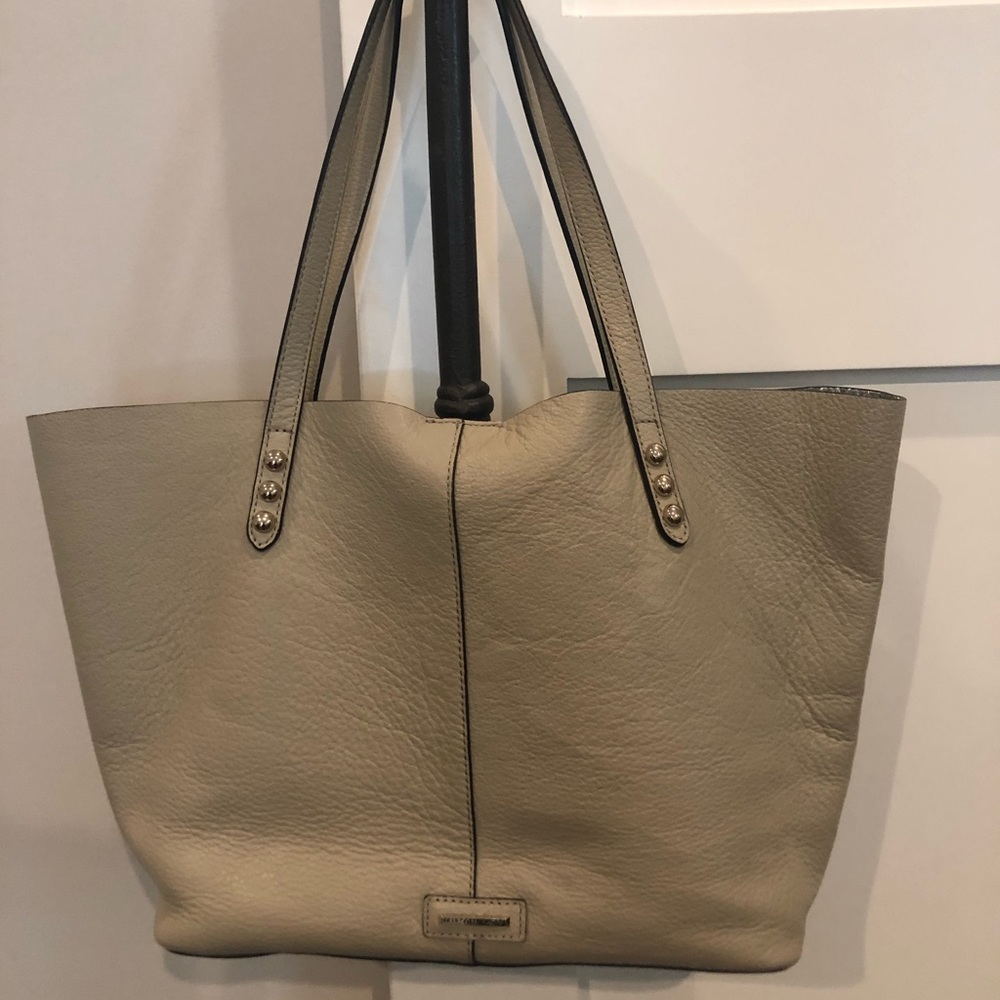 Rebecca minkoff tan shoulder purse